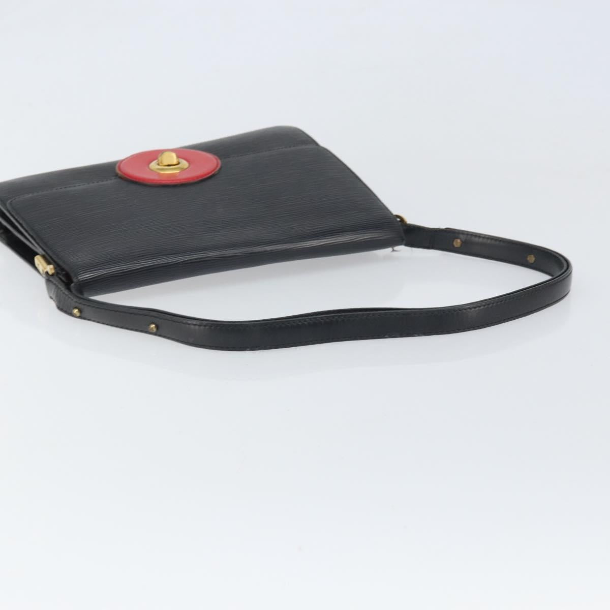 LOUIS VUITTON Epi Free Run Bicolor Shoulder Bag Red Black M52417 LV Auth 169843