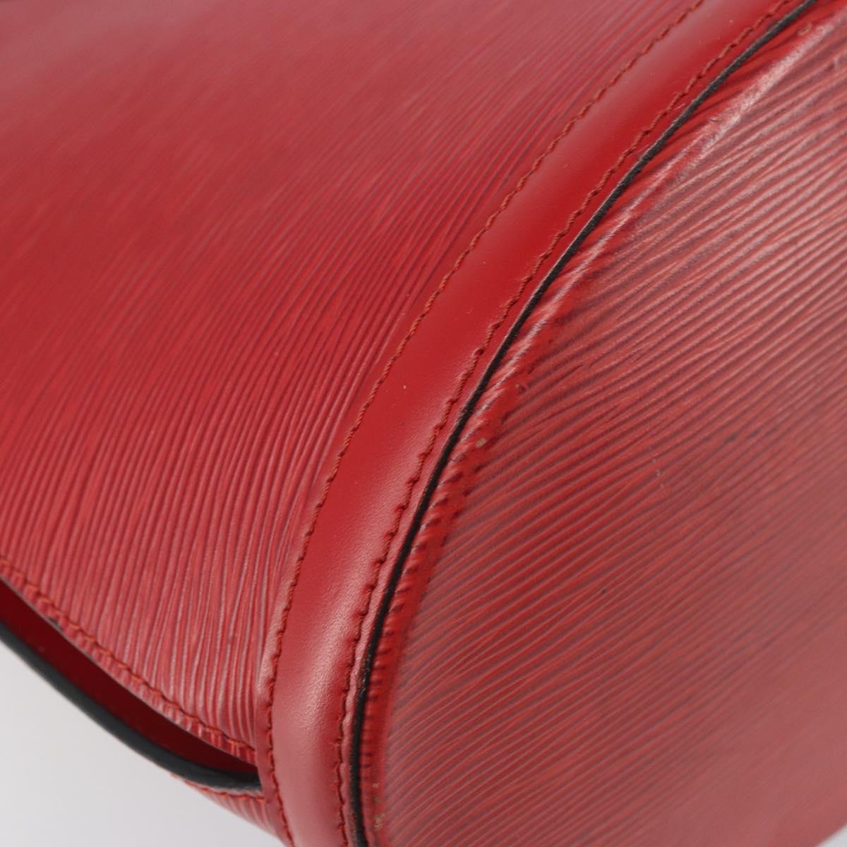 LOUIS VUITTON Epi Cluny Shoulder Bag Red M52257 LV Auth 169849