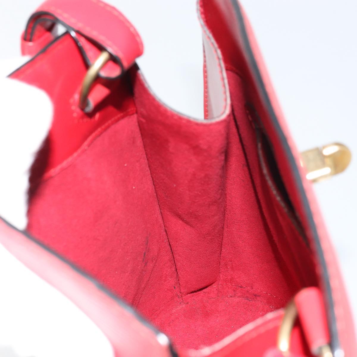 LOUIS VUITTON Epi Cluny Shoulder Bag Red M52257 LV Auth 169849