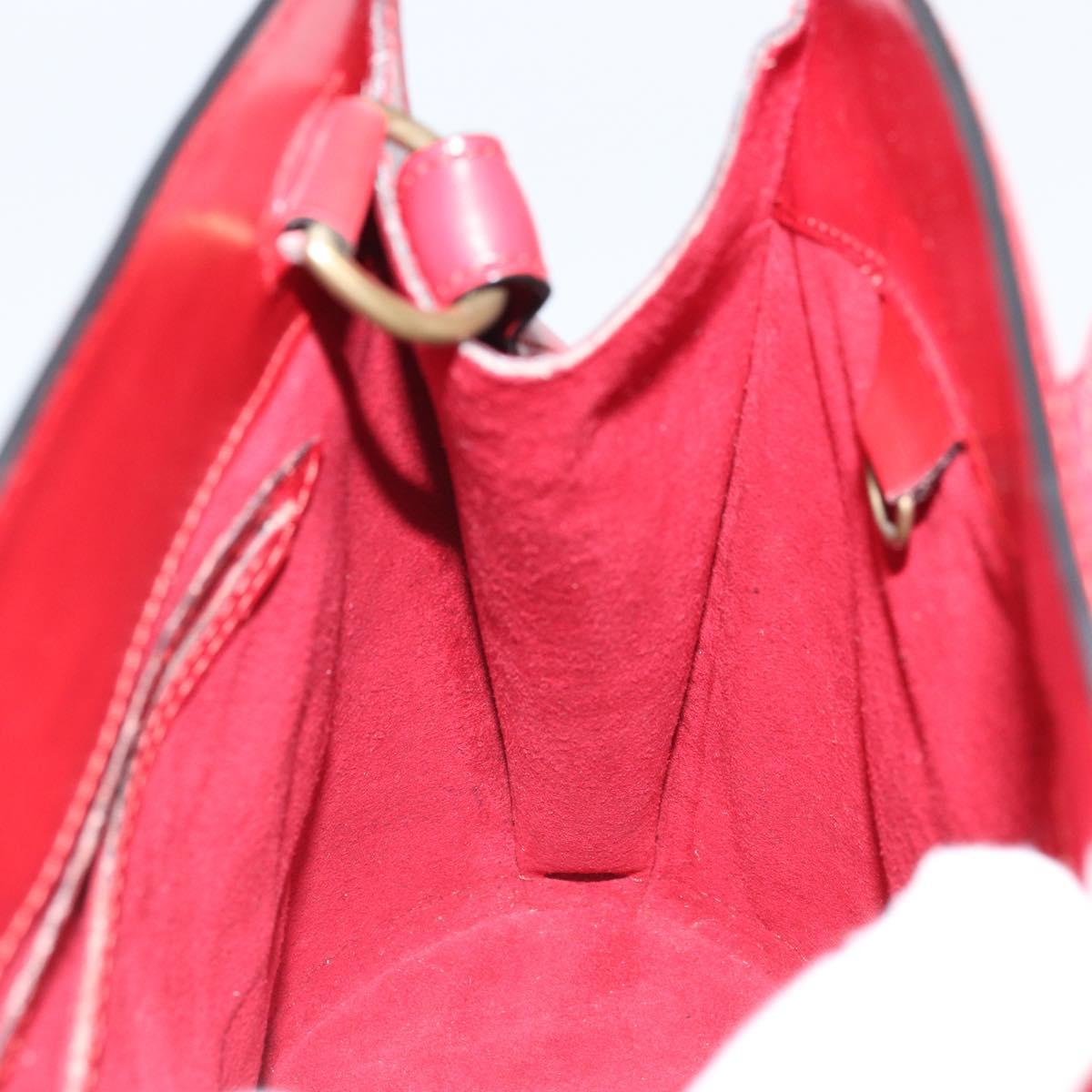 LOUIS VUITTON Epi Cluny Shoulder Bag Red M52257 LV Auth 169849