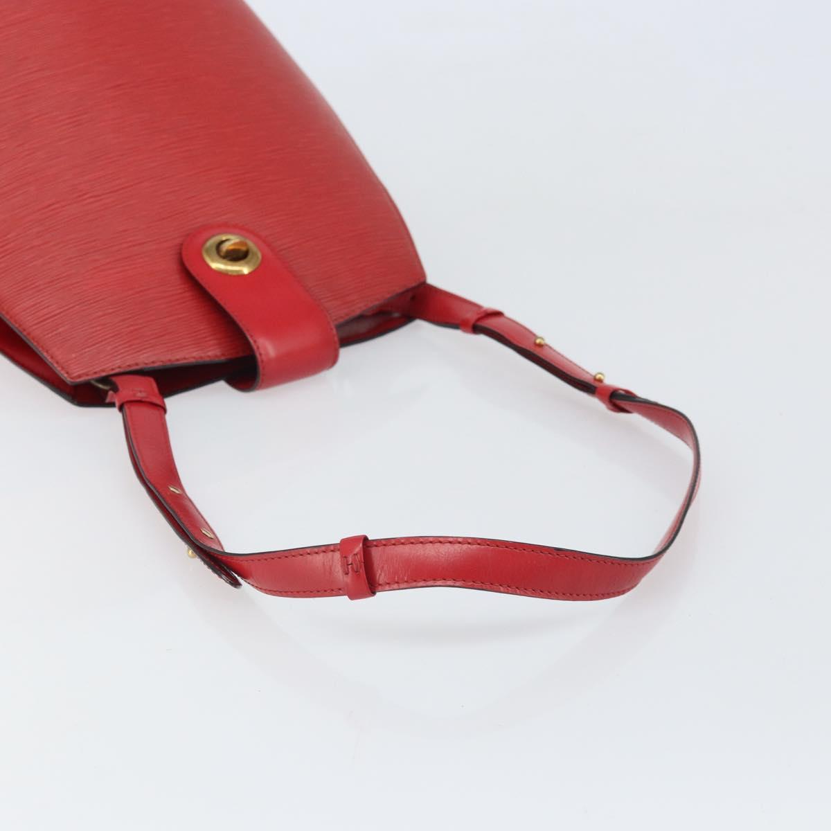 LOUIS VUITTON Epi Cluny Shoulder Bag Red M52257 LV Auth 169849