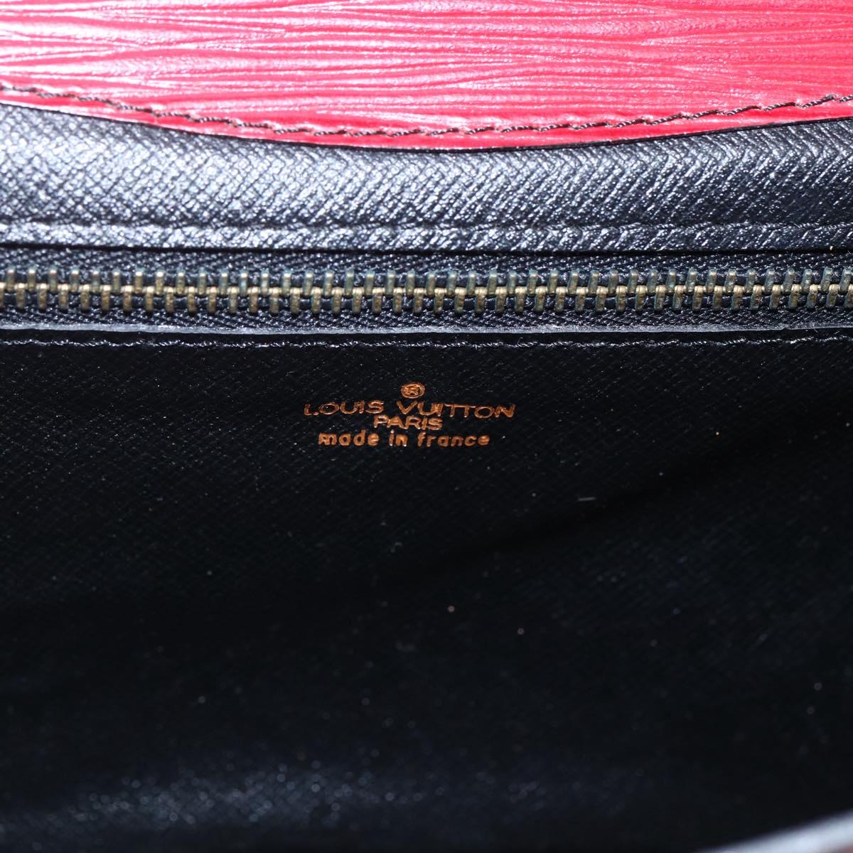 LOUIS VUITTON Epi Montaigne 23 Clutch Bag Red M52667 LV Auth 169852