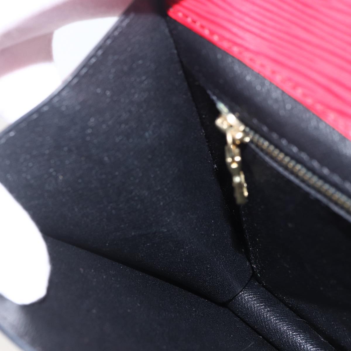 LOUIS VUITTON Epi Montaigne 23 Clutch Bag Red M52667 LV Auth 169852