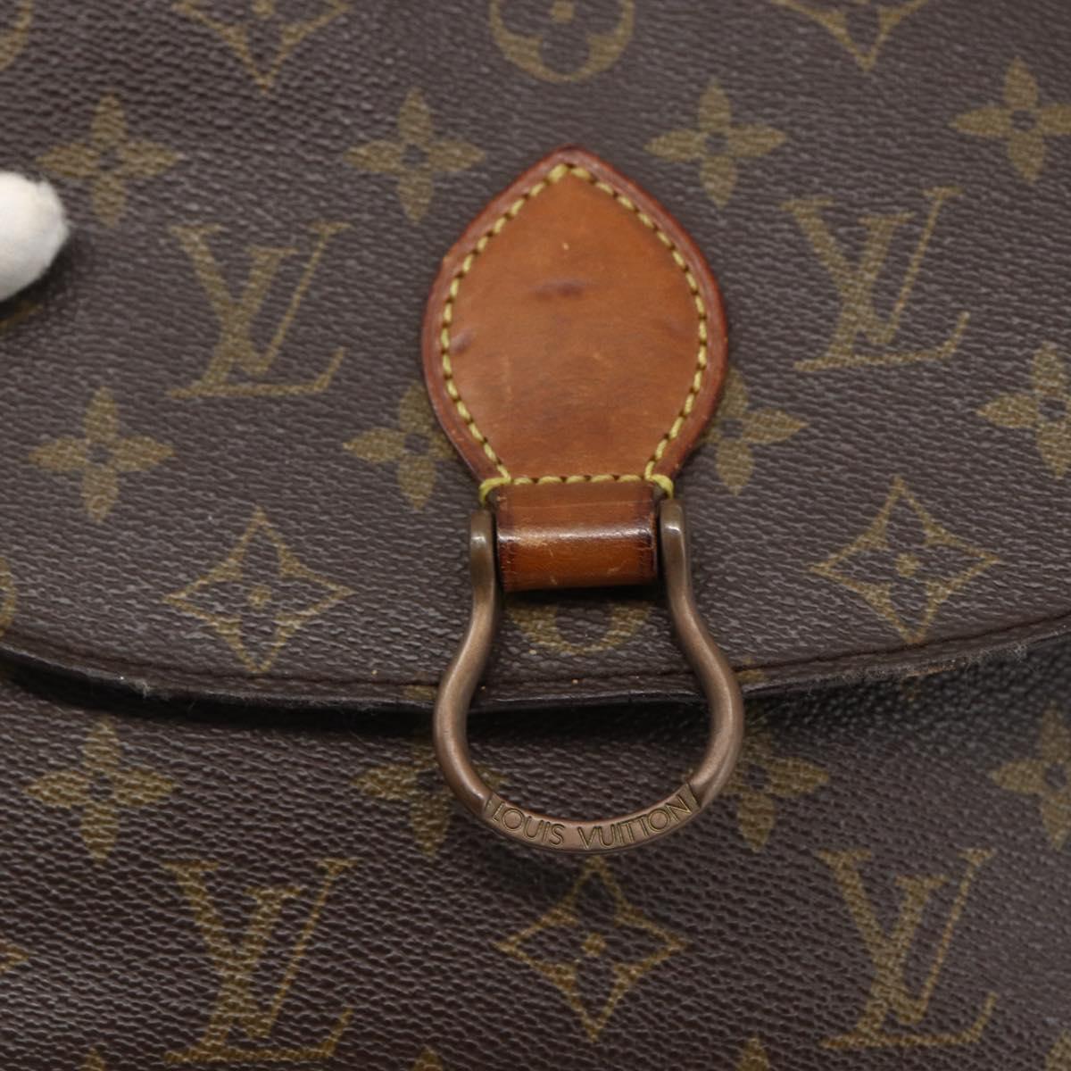LOUIS VUITTON Monogram Saint Cloud MM Shoulder Bag M51243 LV Auth 169871