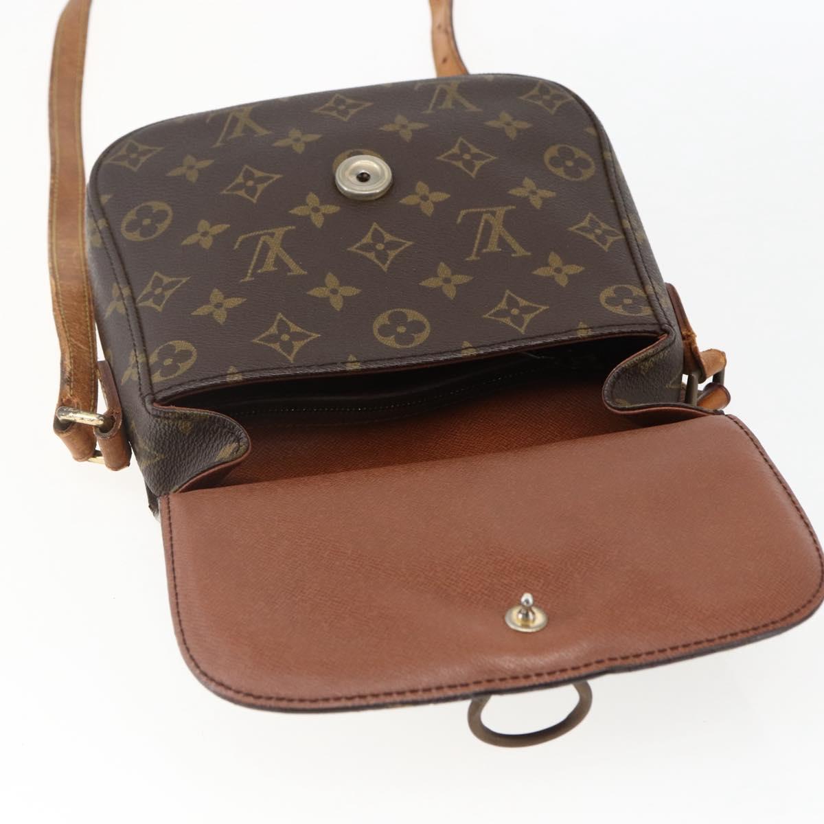 LOUIS VUITTON Monogram Saint Cloud MM Shoulder Bag M51243 LV Auth 169871