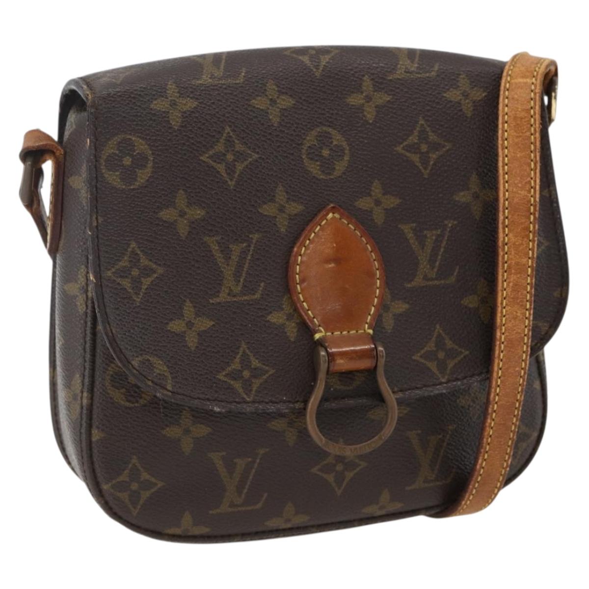 LOUIS VUITTON Monogram Saint Cloud MM Shoulder Bag M51243 LV Auth 169871