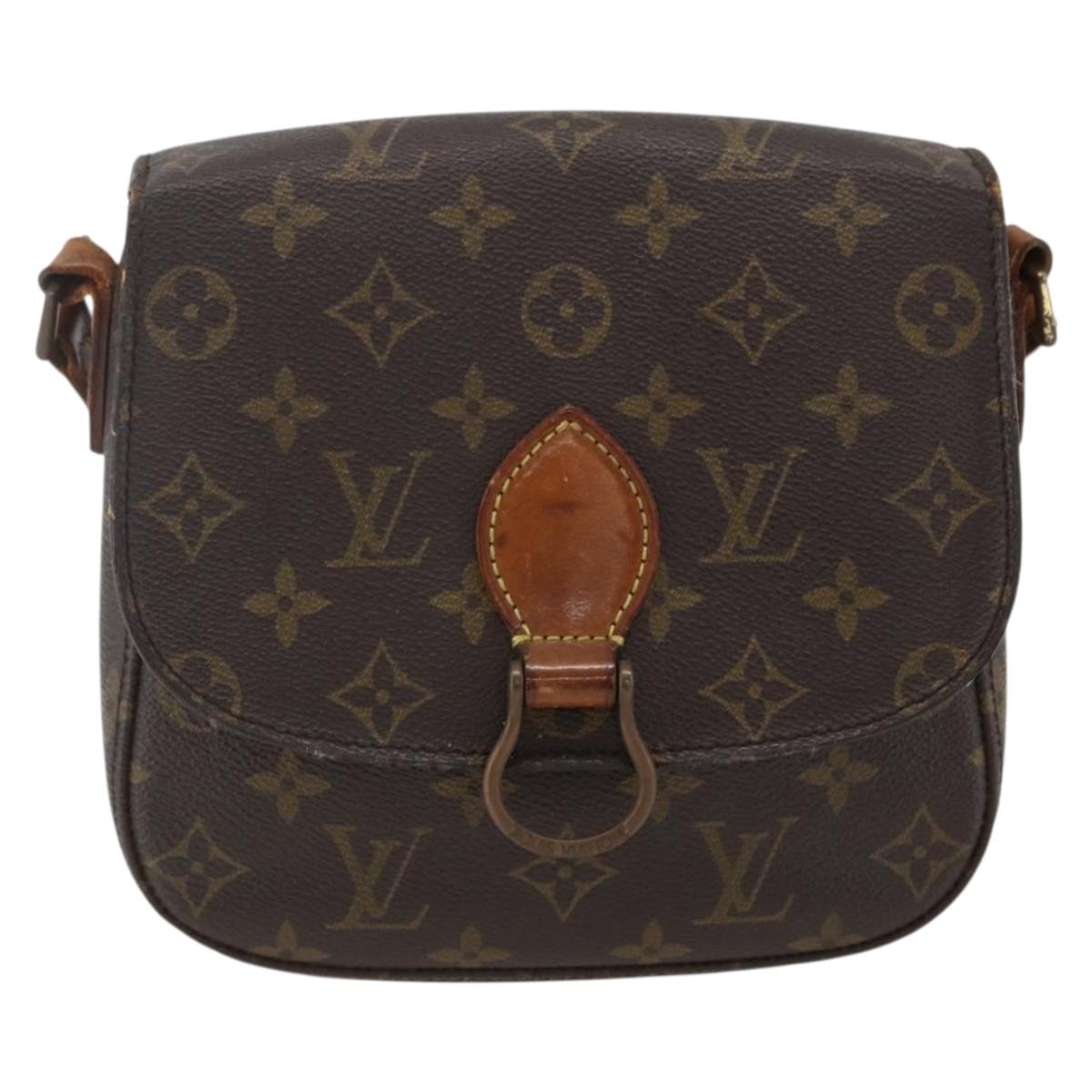 LOUIS VUITTON Monogram Saint Cloud MM Shoulder Bag M51243 LV Auth 169871