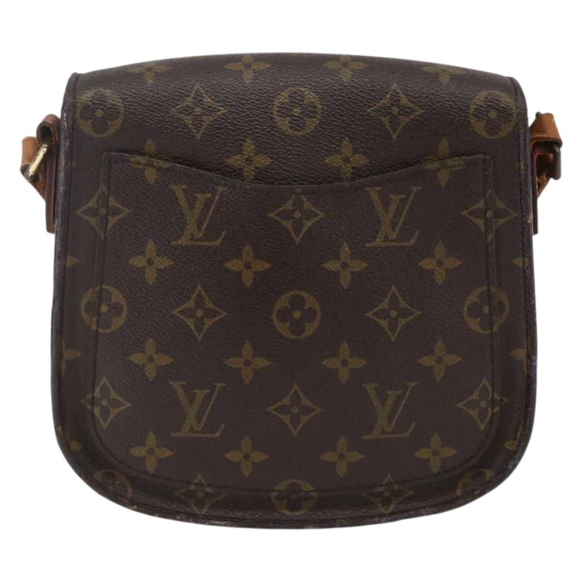 LOUIS VUITTON Monogram Saint Cloud MM Shoulder Bag M51243 LV Auth 169871