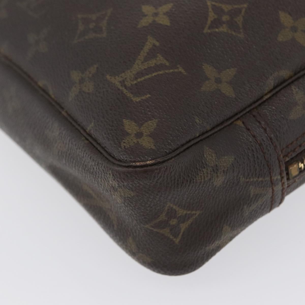 LOUIS VUITTON Monogram Trousse Toilette 23 Clutch Bag M47524 LV Auth 169872