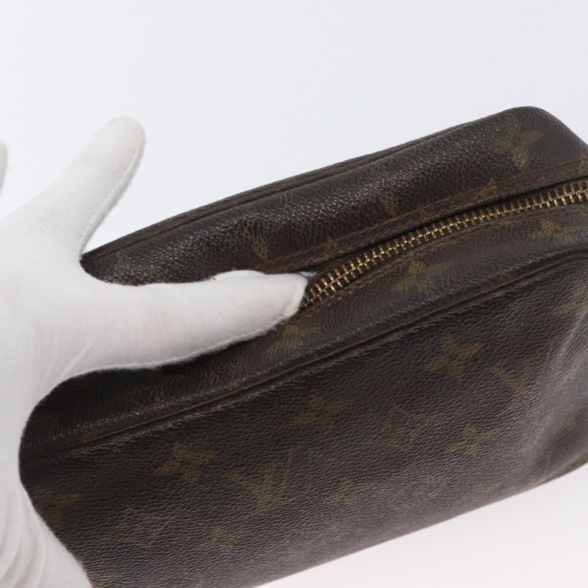 LOUIS VUITTON Monogram Trousse Toilette 23 Clutch Bag M47524 LV Auth 169872