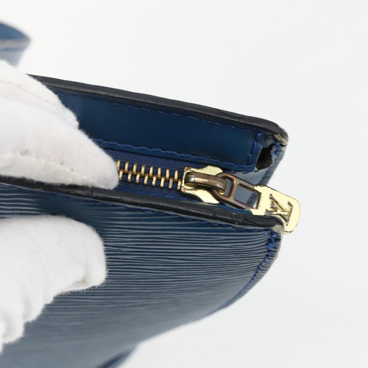 LOUIS VUITTON Epi Saint Jacques Shoulder Bag Blue M52275 LV Auth 169873