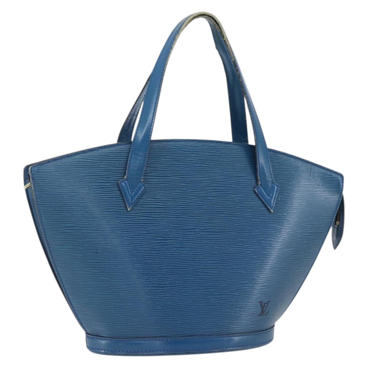 LOUIS VUITTON Epi Saint Jacques Shoulder Bag Blue M52275 LV Auth 169873
