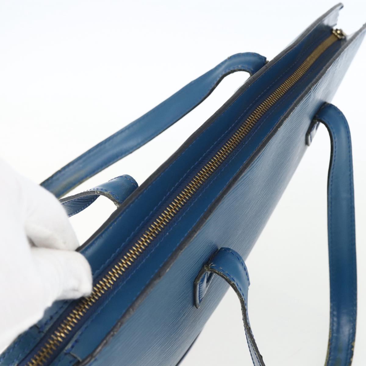 LOUIS VUITTON Epi Saint Jacques Shoulder Bag Blue M52275 LV Auth 169873