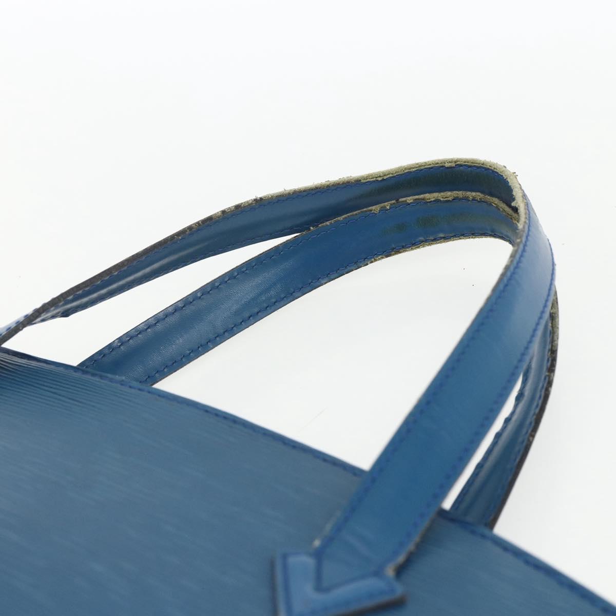 LOUIS VUITTON Epi Saint Jacques Shoulder Bag Blue M52275 LV Auth 169873