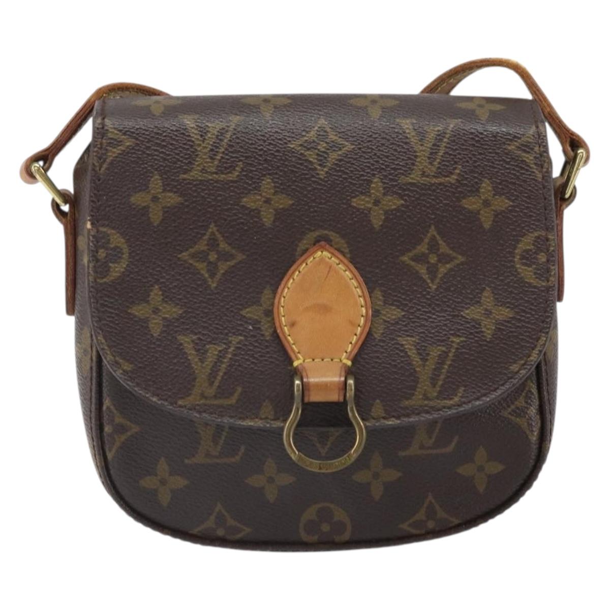LOUIS VUITTON Monogram Saint Cloud PM Shoulder Bag M51244 LV Auth 169880