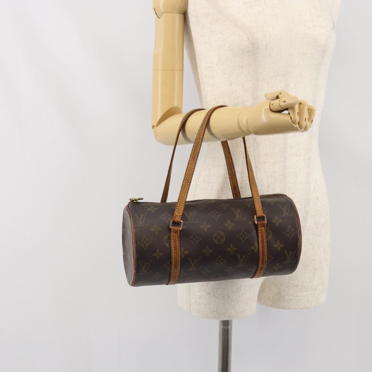 LOUIS VUITTON Monogram Papillon 26 Hand Bag M51386 LV Auth 169883