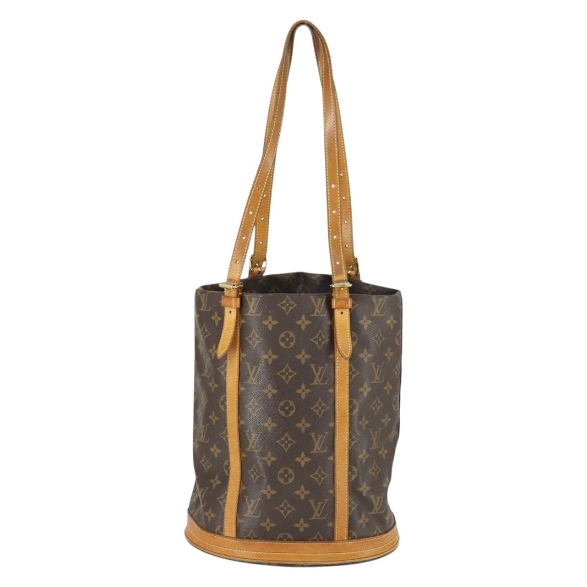 LOUIS VUITTON Monogram Bucket GM Shoulder Bag M42236 LV Auth 169884