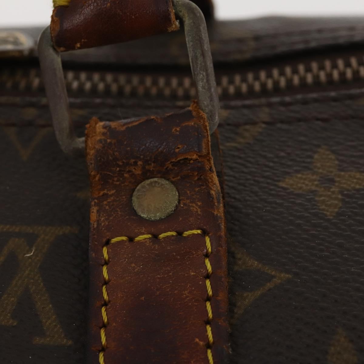 LOUIS VUITTON Monogram Keepall 50 Boston Bag M41426 LV Auth 169886