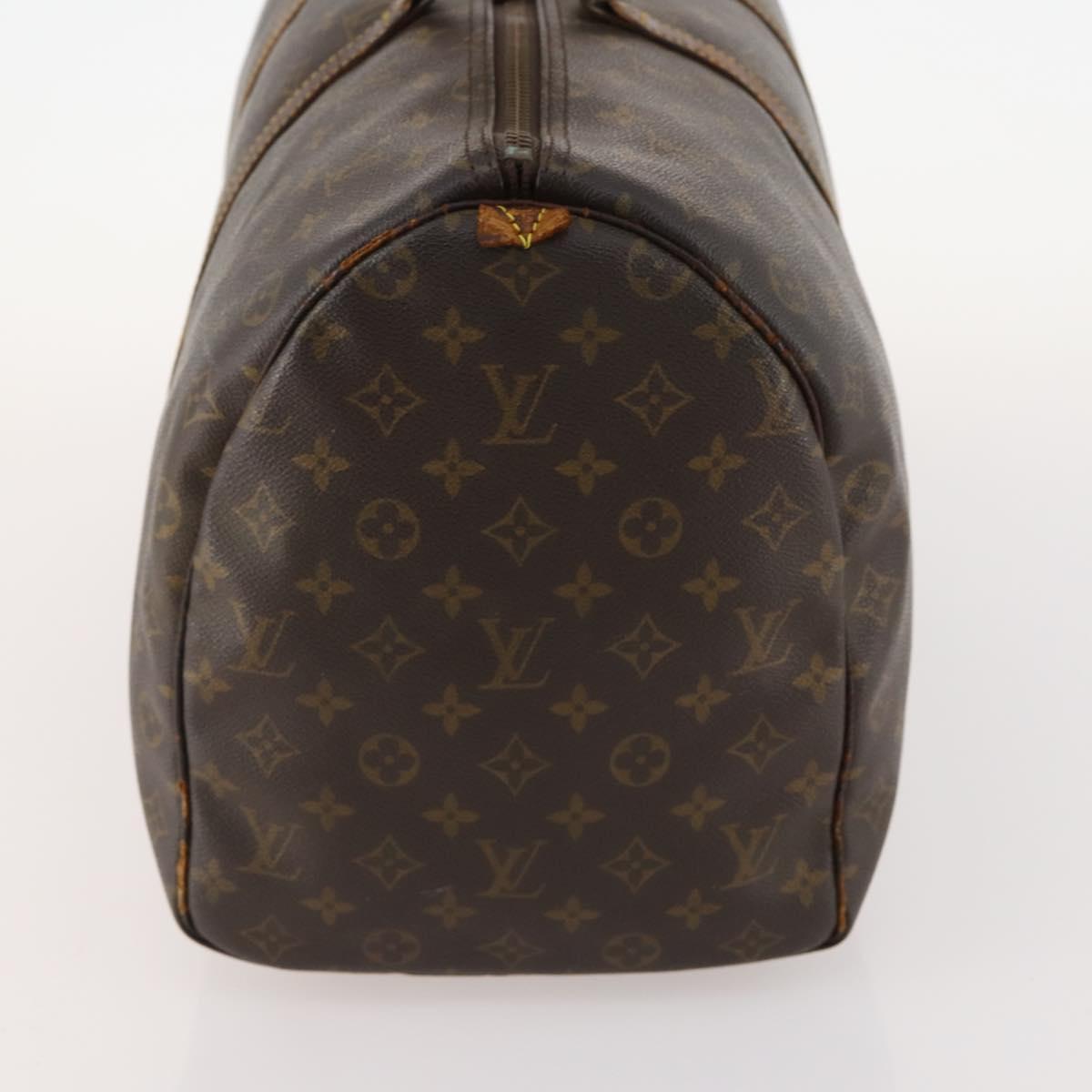 LOUIS VUITTON Monogram Keepall 50 Boston Bag M41426 LV Auth 169886