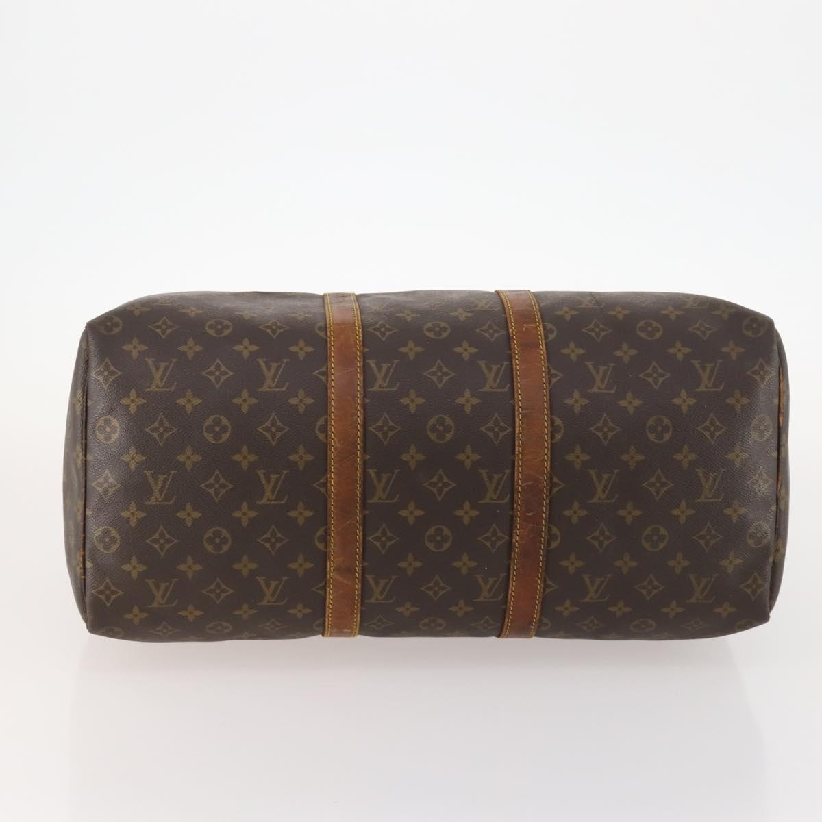 LOUIS VUITTON Monogram Keepall 50 Boston Bag M41426 LV Auth 169886