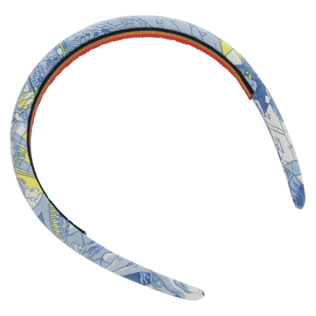 HERMES Elsa Katyusha Silk Blue Auth 169912SAV