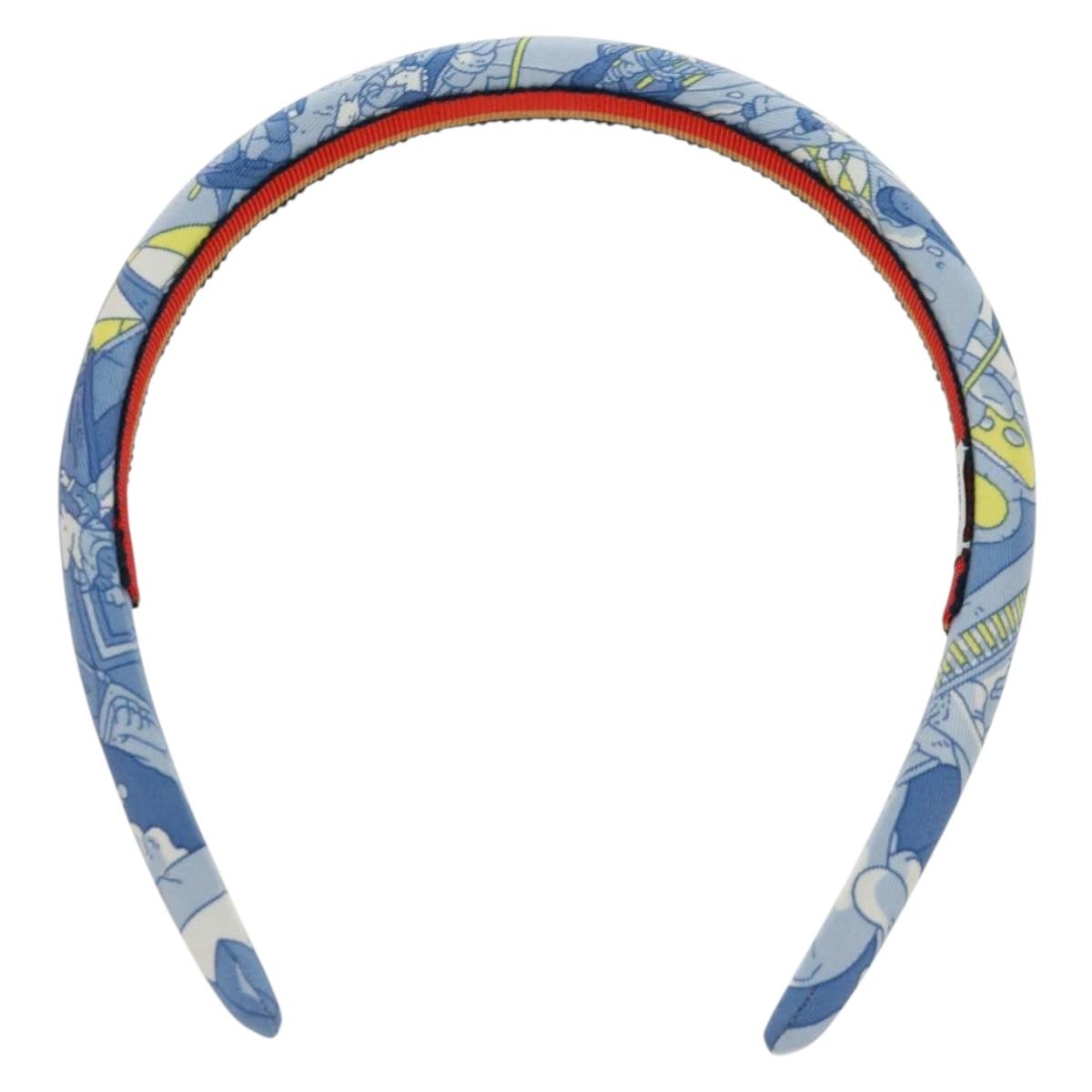 HERMES Elsa Katyusha Silk Blue Auth 169912SAV