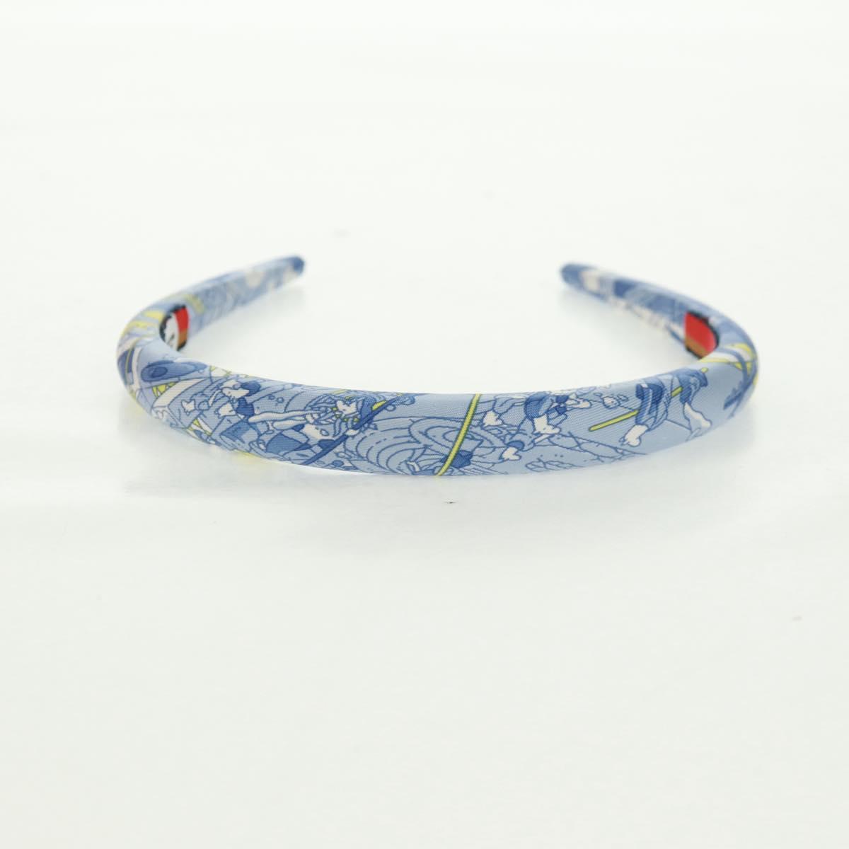 HERMES Elsa Katyusha Silk Blue Auth 169912SAV
