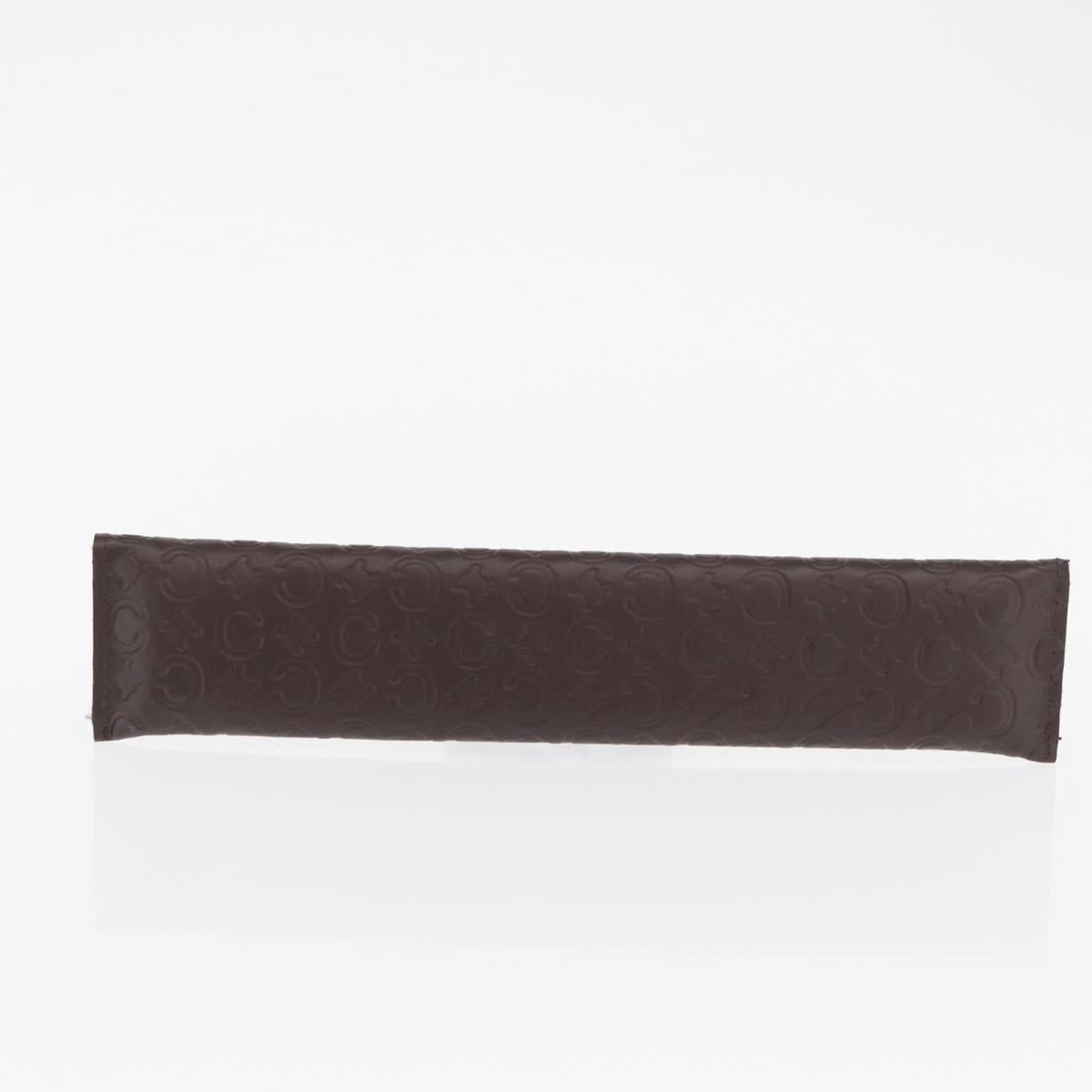 CELINE C Macadam Canvas Japanese Fan Brown Auth 169931V