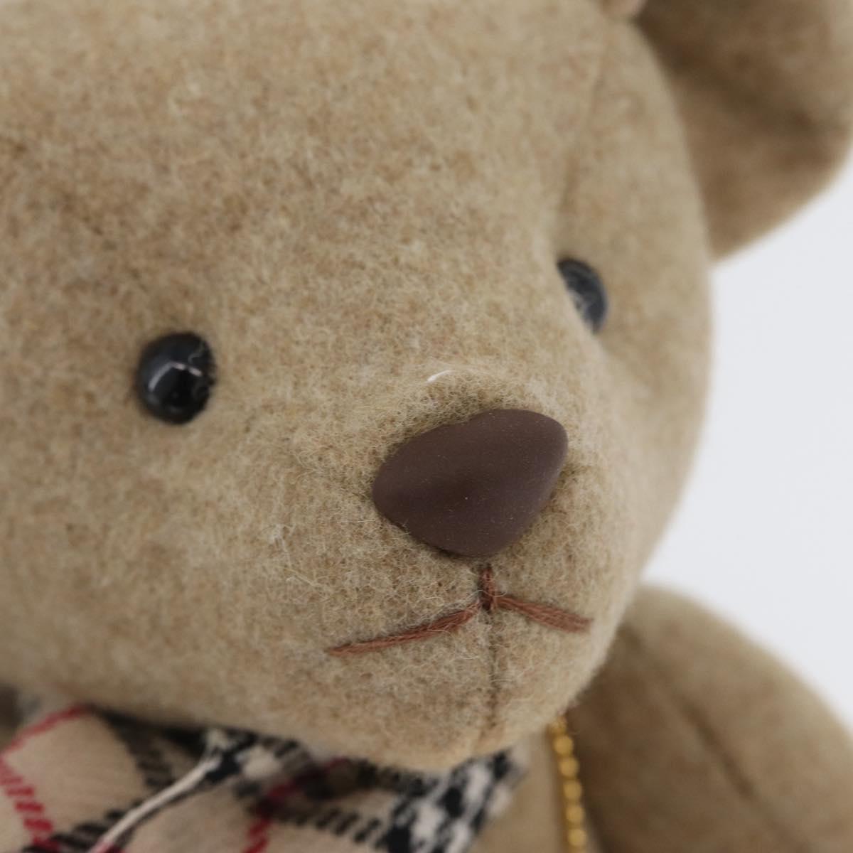 BURBERRY Nova Check Teddy Bear Beige Auth 169936