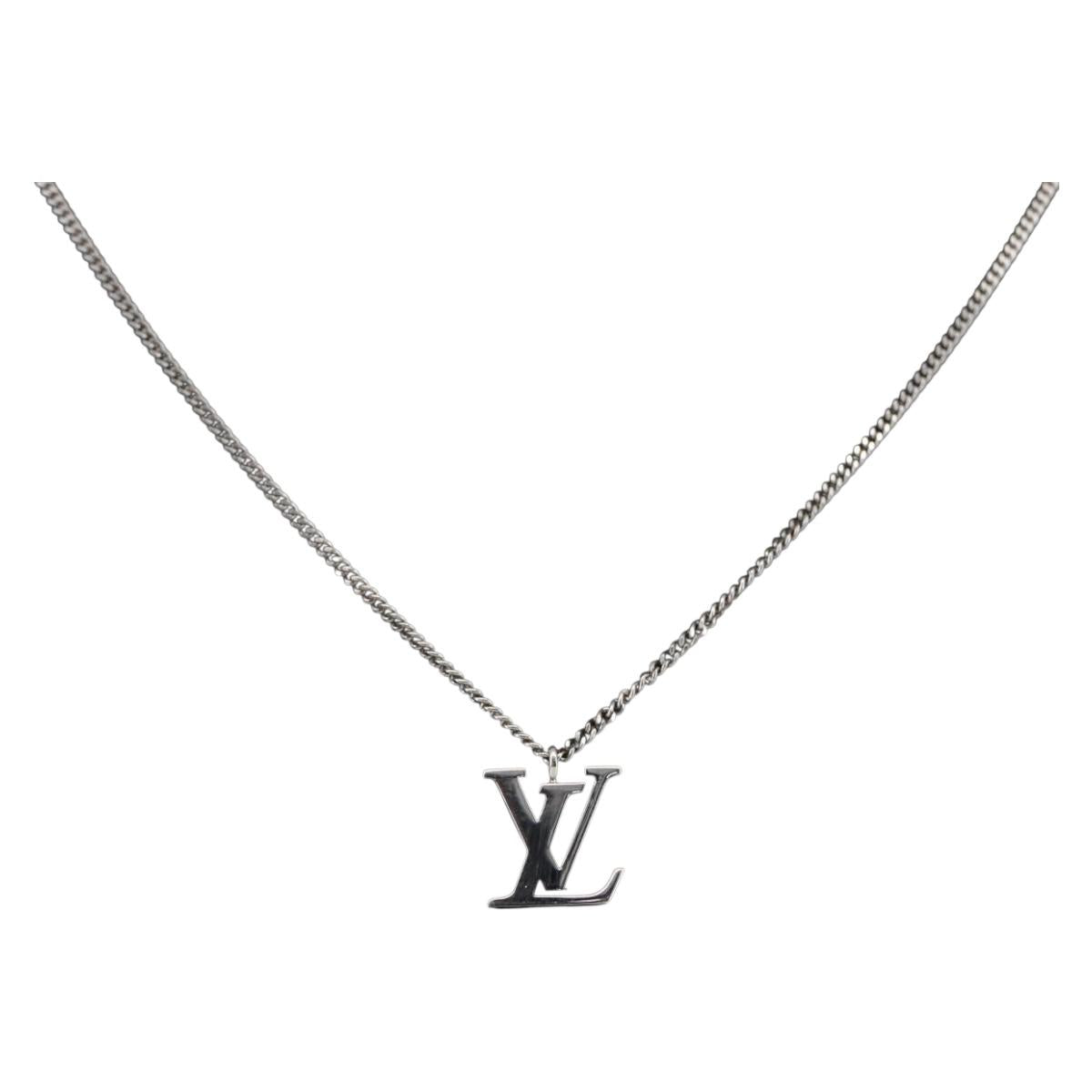 LOUIS VUITTON Pair of Necklaces And Pendants LV ET Pastille 18 750 Auth 169938SM
