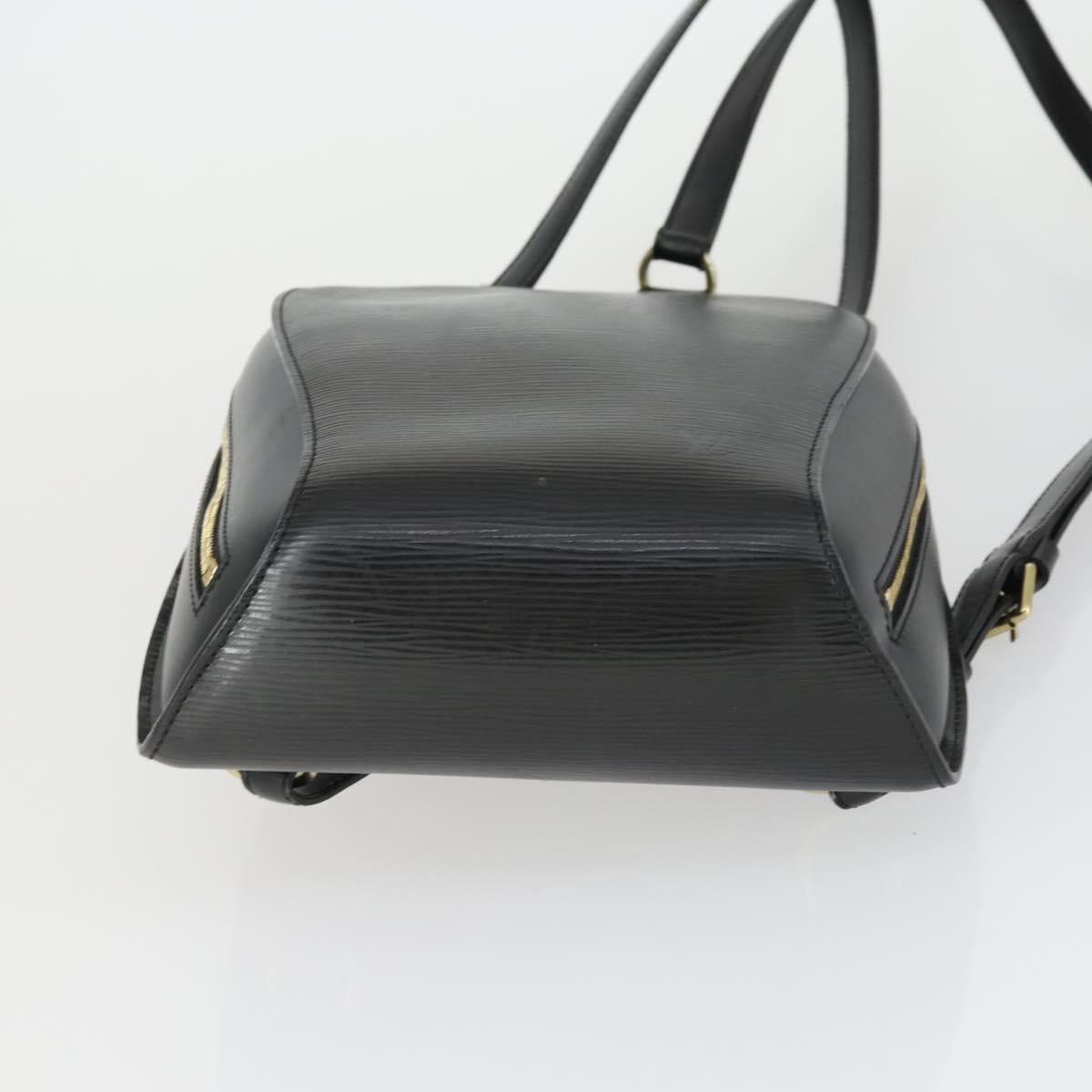 LOUIS VUITTON Epi Mabillon Backpack Black M52232 LV Auth 169981