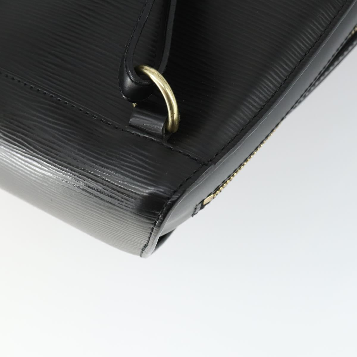 LOUIS VUITTON Epi Mabillon Backpack Black M52232 LV Auth 169981