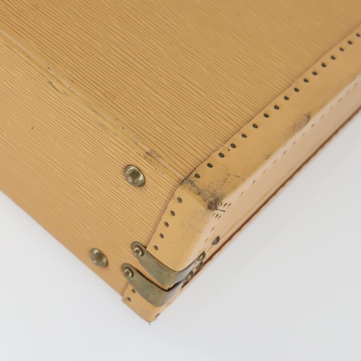 LOUIS VUITTON Epi President 45 Trunk Winnipeg Beige LV Auth 169988