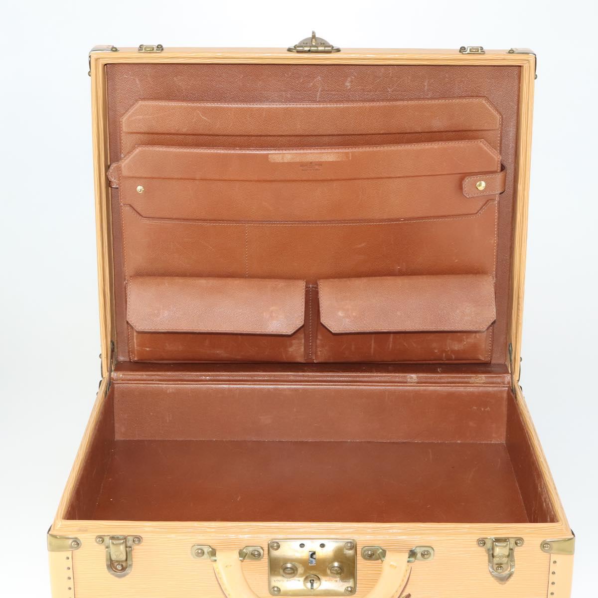 LOUIS VUITTON Epi President 45 Trunk Winnipeg Beige LV Auth 169988