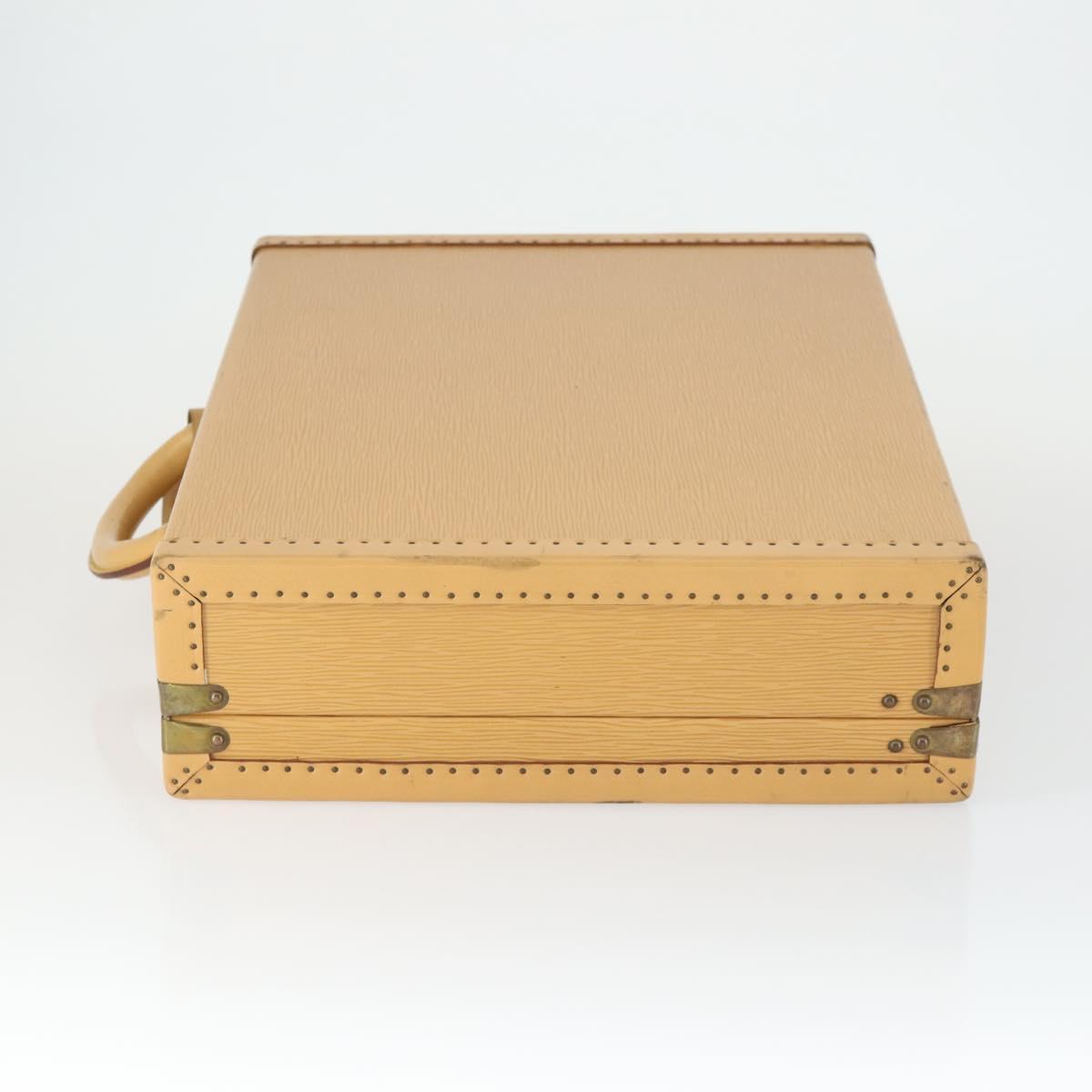 LOUIS VUITTON Epi President 45 Trunk Winnipeg Beige LV Auth 169988