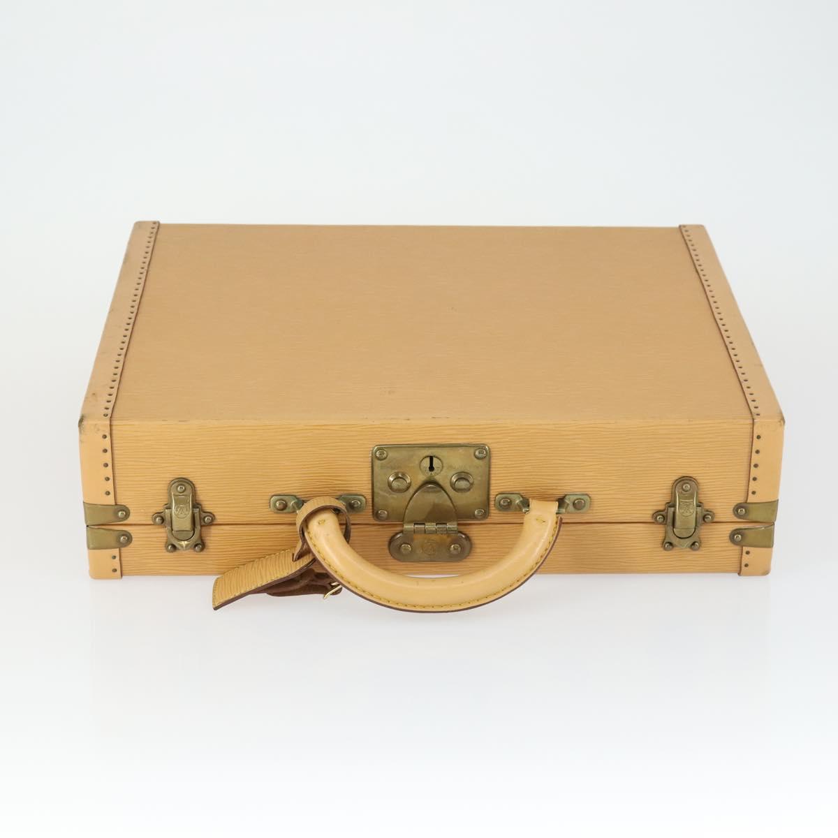 LOUIS VUITTON Epi President 45 Trunk Winnipeg Beige LV Auth 169988