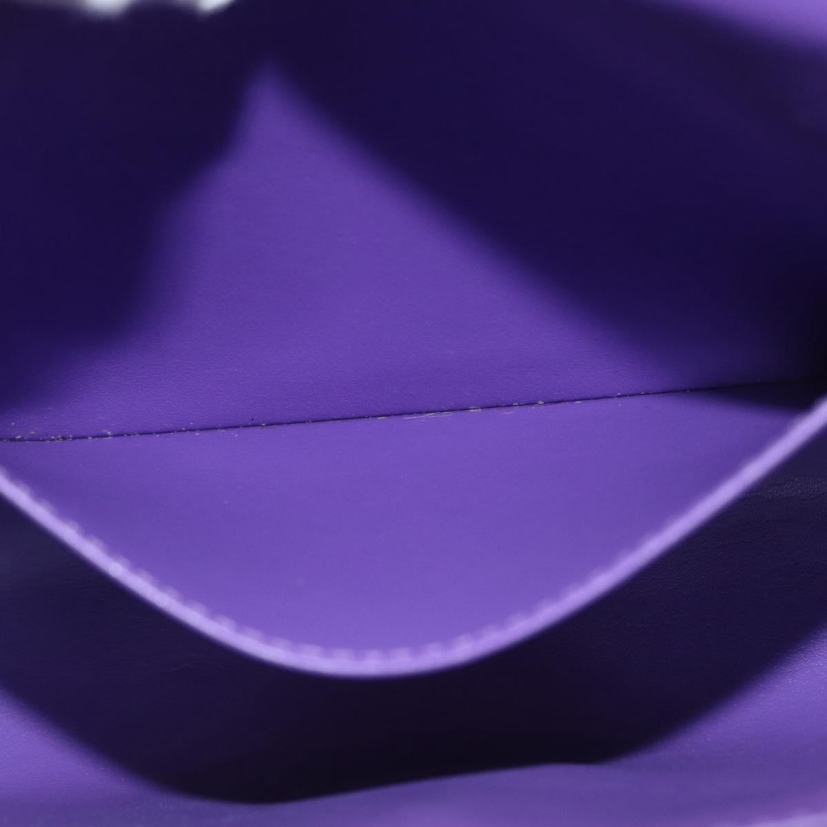 LOUIS VUITTON Vernis Thompson Street Bag Purple Viole M91095 Auth 169990