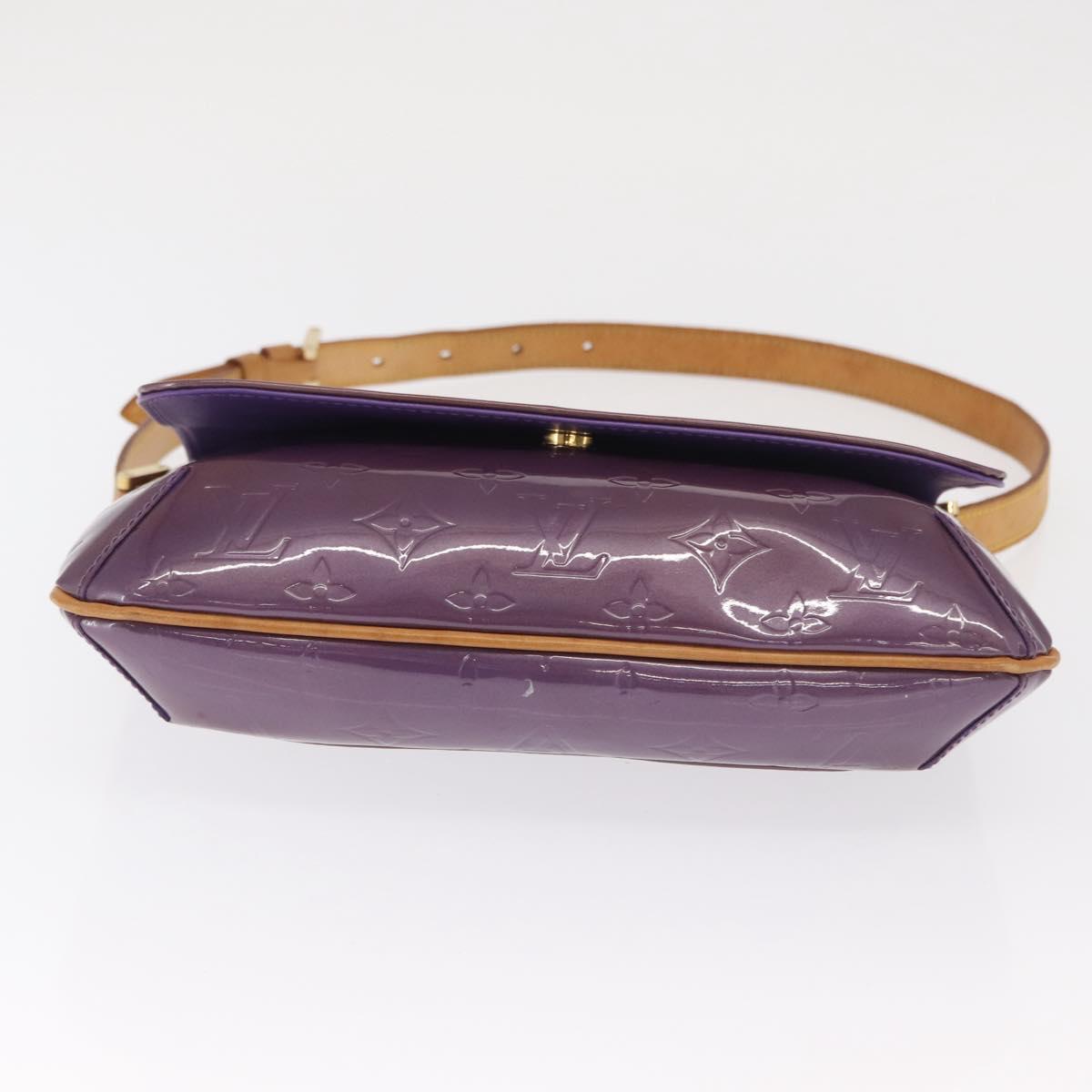 LOUIS VUITTON Vernis Thompson Street Bag Purple Viole M91095 Auth 169990