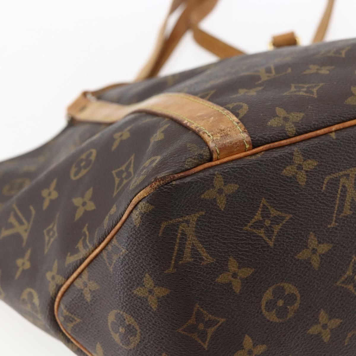 LOUIS VUITTON Monogram Sac Shopping Tote Bag M51108 LV Auth 169996