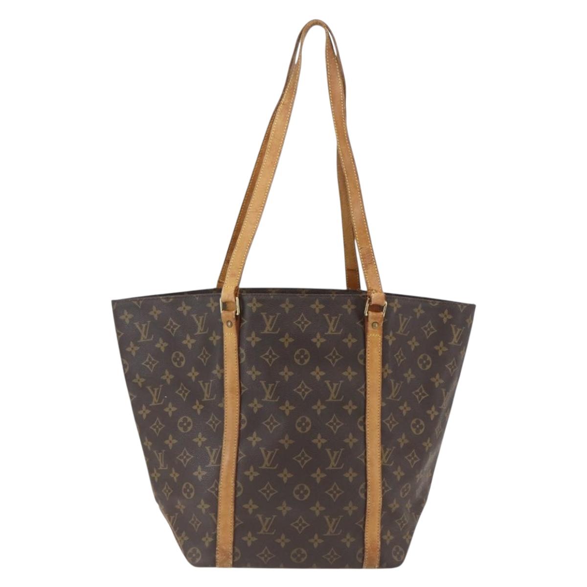 LOUIS VUITTON Monogram Sac Shopping Tote Bag M51108 LV Auth 169996
