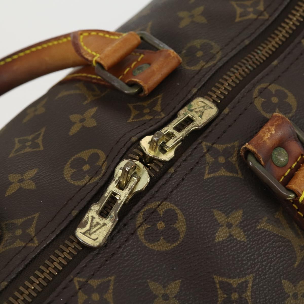 LOUIS VUITTON Monogram Keepall Bandouliere 45 Boston Bag M41418 LV Auth 169997