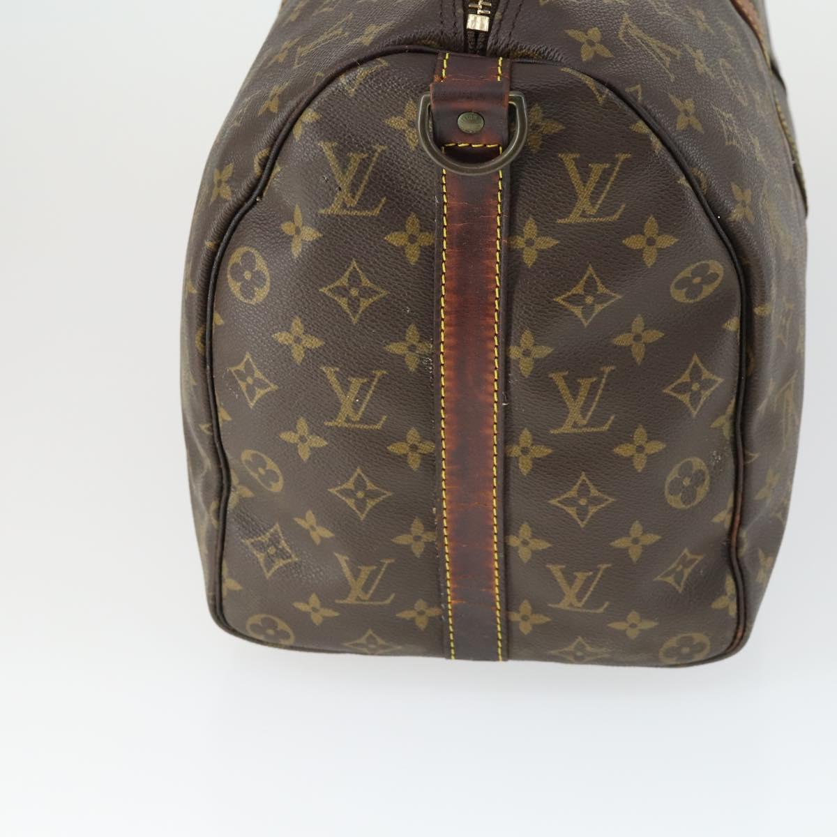LOUIS VUITTON Monogram Keepall Bandouliere 45 Boston Bag M41418 LV Auth 169997