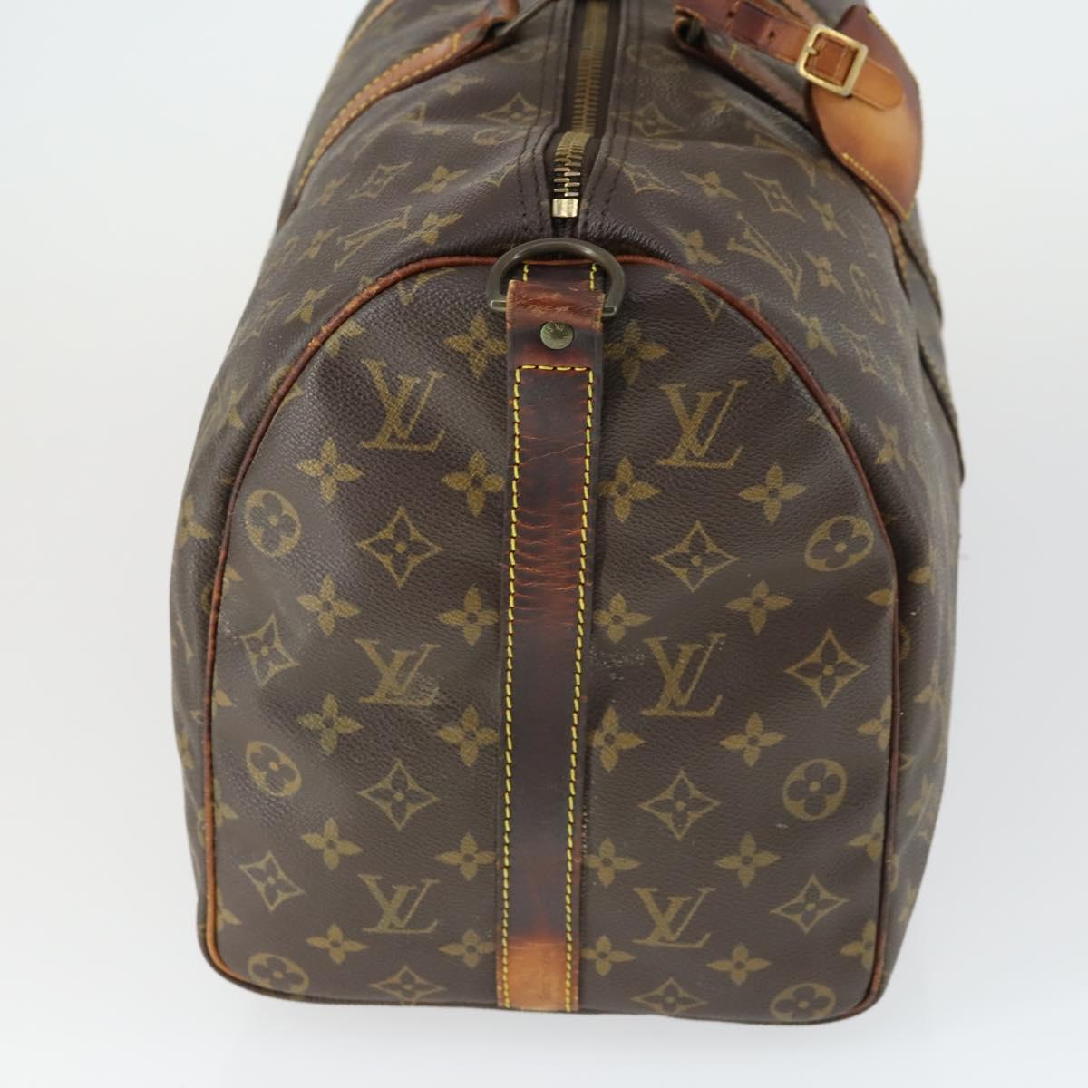 LOUIS VUITTON Monogram Keepall Bandouliere 45 Boston Bag M41418 LV Auth 169997
