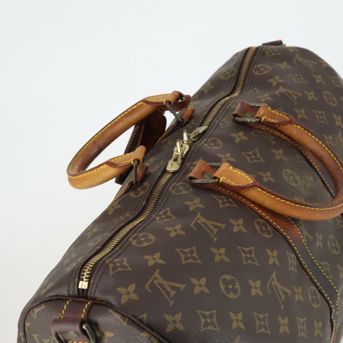LOUIS VUITTON Monogram Keepall Bandouliere 45 Boston Bag M41418 LV Auth 169997