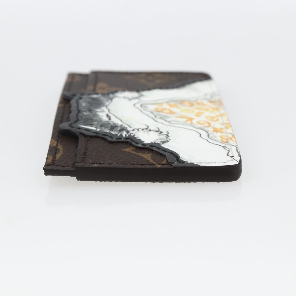 LOUIS VUITTON Catgram Porte Cartes Catnap Card Case M15155 LV Auth 170015SM