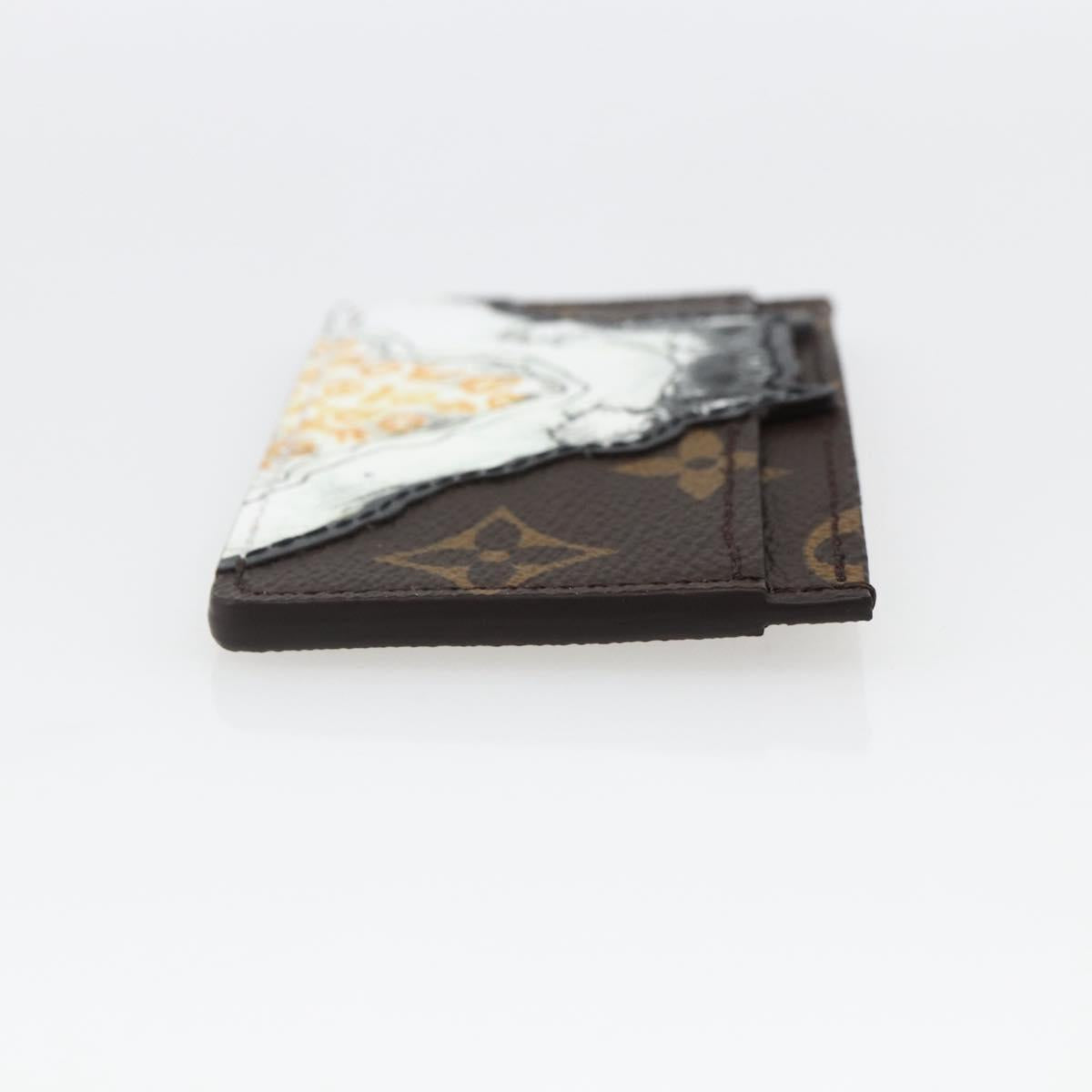 LOUIS VUITTON Catgram Porte Cartes Catnap Card Case M15155 LV Auth 170015SM