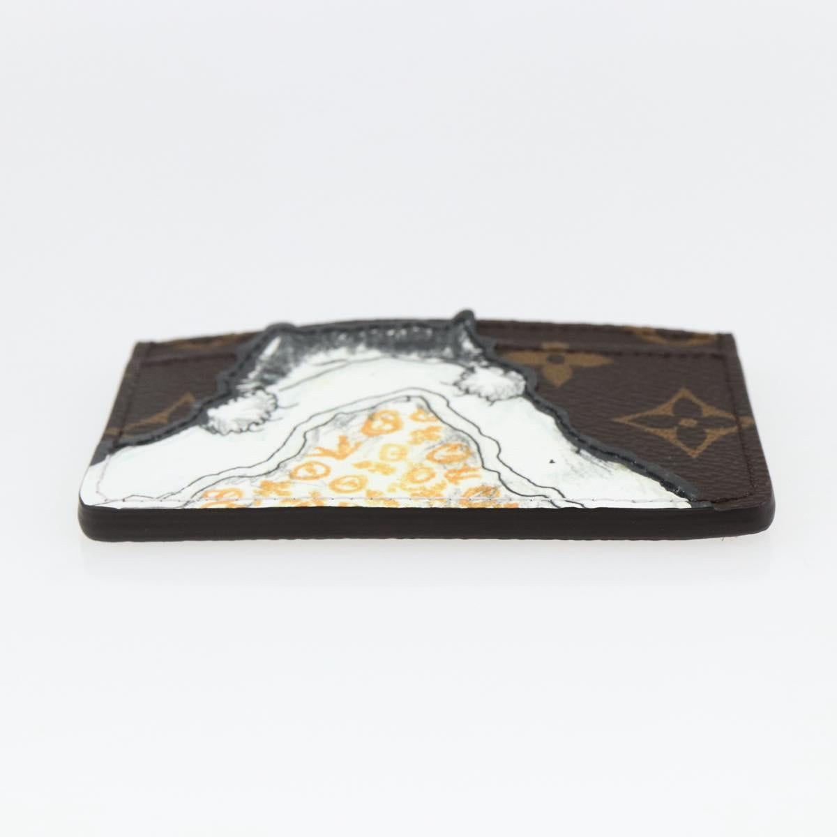 LOUIS VUITTON Catgram Porte Cartes Catnap Card Case M15155 LV Auth 170015SM