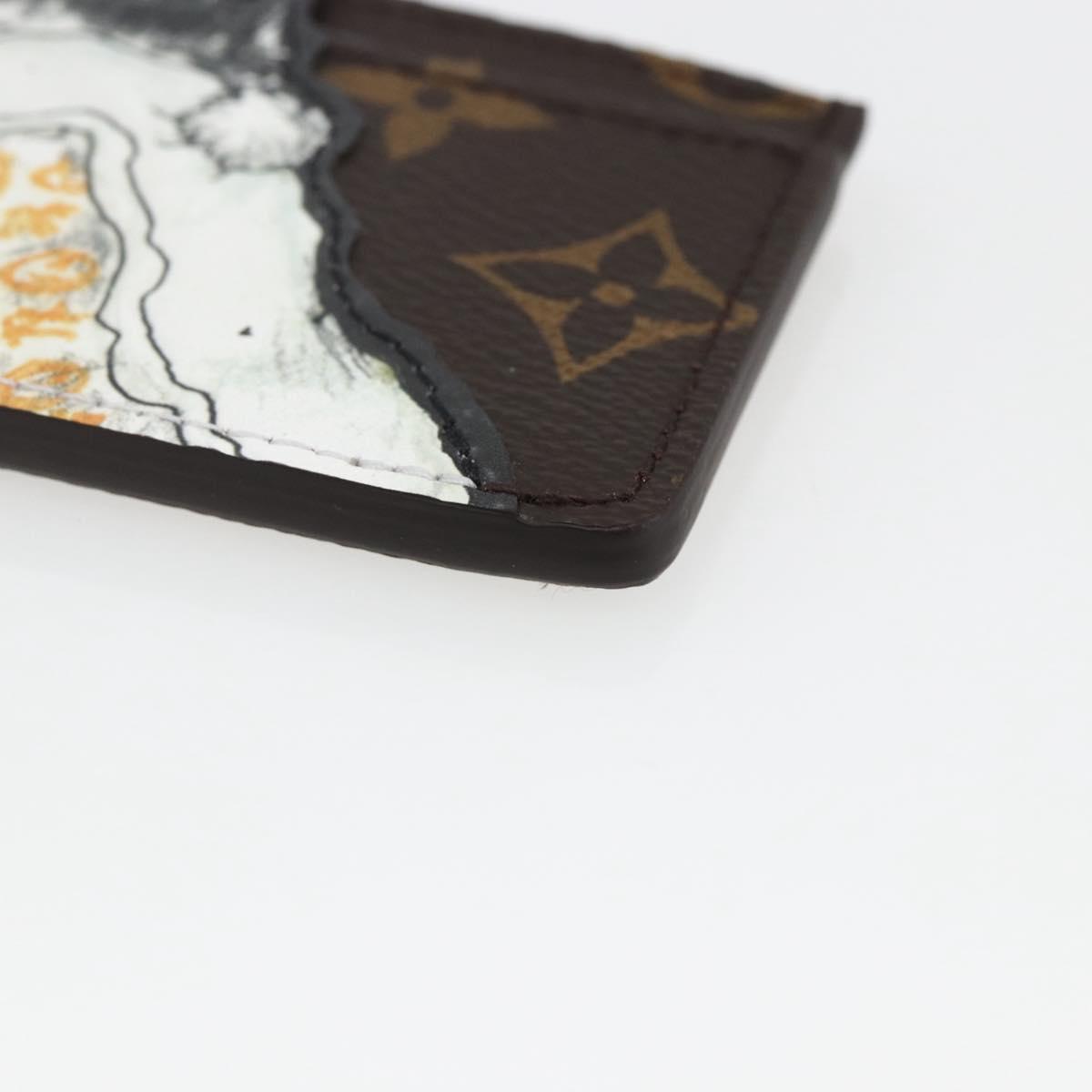 LOUIS VUITTON Catgram Porte Cartes Catnap Card Case M15155 LV Auth 170015SM