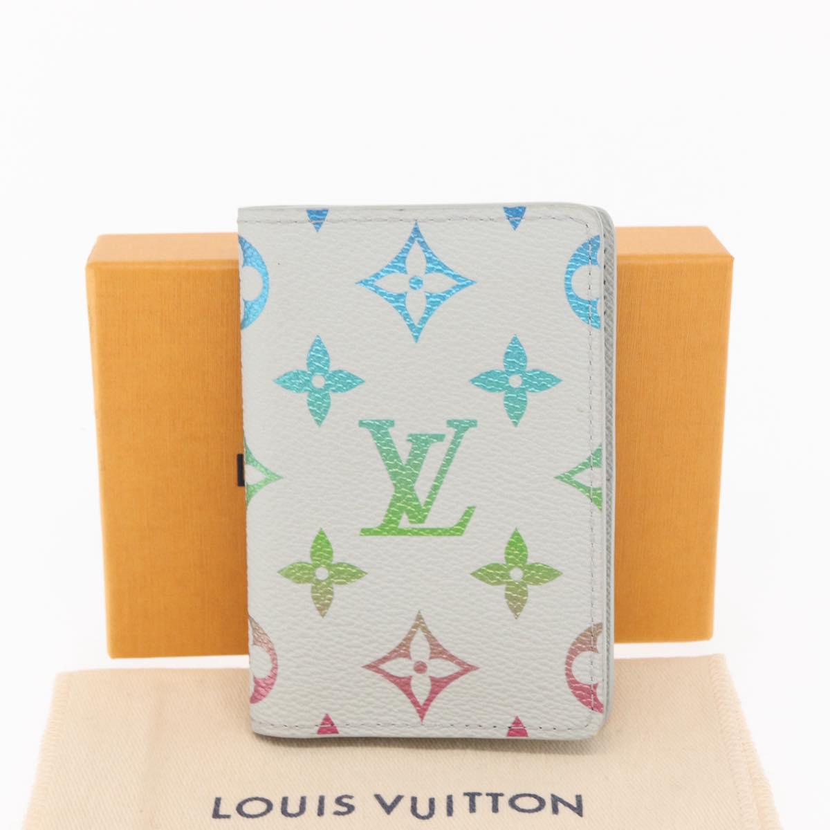LOUIS VUITTON Iridescent Gradient Organizer De Poch M13910 Auth 170025SAM