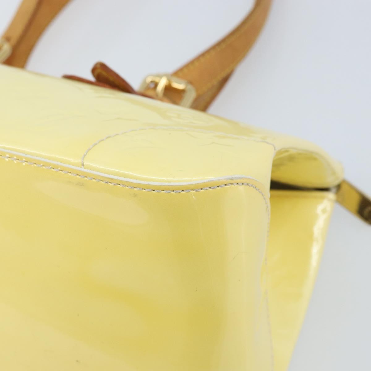 LOUIS VUITTON Monogram Vernis Rosewood Avenue Bag Perle M93508 LV Auth 170052A